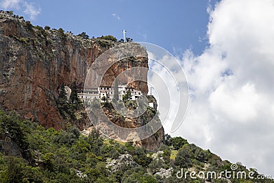 Monastery of Saint Nicholas of Sintza Stock Photo