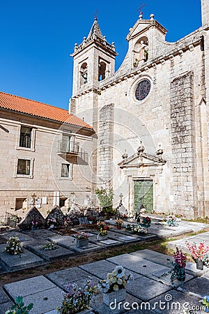 Monastery of San Esteban - Galicia, Spain Editorial Stock Photo