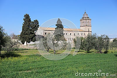 Monastery of San Isidoro del Campo in Santiponce Seville Editorial Stock Photo