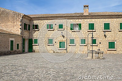 Monastery Santuari de Cura, Mallorca, Spain Stock Photo