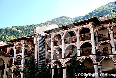 Monastery of St John Rilski, Rila Mountain, Bulgaria Stock Photo