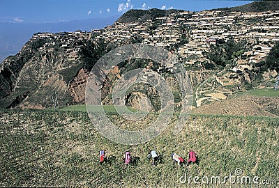 Monastery in Tibet Stock Photo