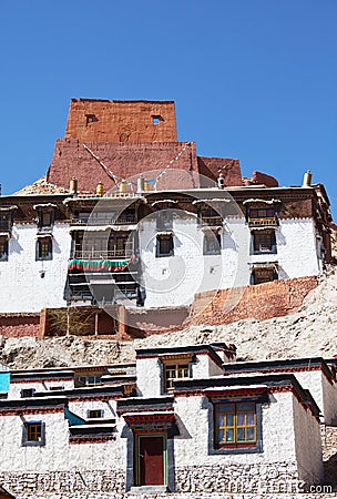 Monastery in Tibet Stock Photo