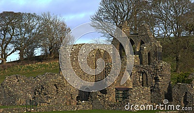 Monastic Ruins Stock Photo