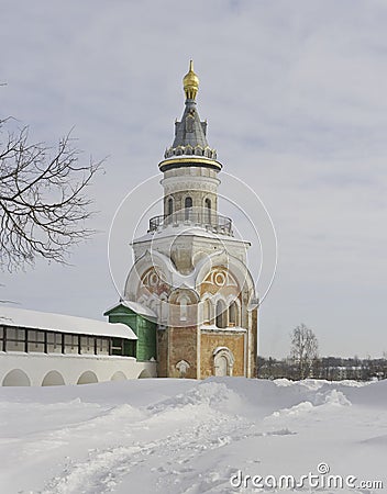 Monastic tower. Stock Photo