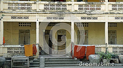 monastry building in battambang in cambodia Stock Photo