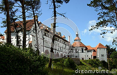 Monastry on Caldy Island Stock Photo