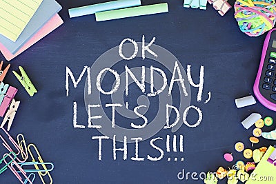 Monday motivation Stock Photo