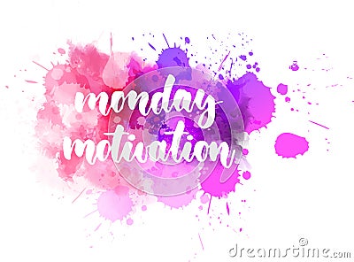 Monday motivation Vector Illustration