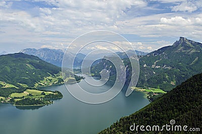 Mondsee Stock Photo