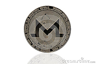 Monero Token Editorial Stock Photo