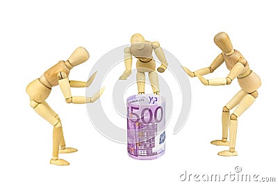 Money adore 2 Stock Photo