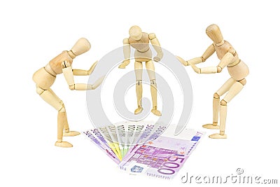 Money adore 3 Stock Photo