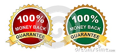 Money back guarantee Vector Illustration