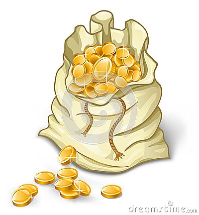 Money bag Vector Illustration