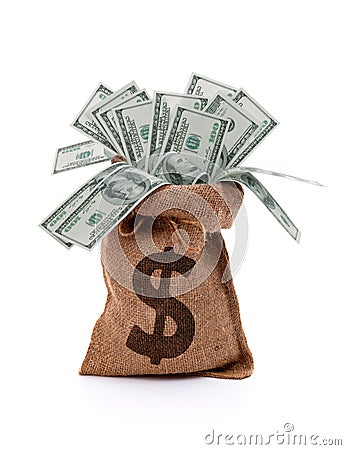 Money bag Stock Photo