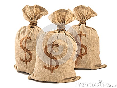 Money Bags Stock Photo