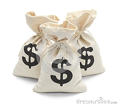 Money Bags Stock Photo