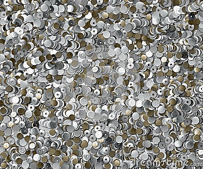 Money coin texture background illustration Cartoon Illustration
