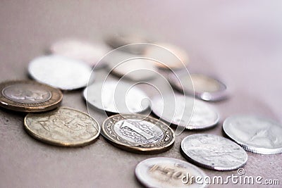 The olden worthy money coin Stock Photo
