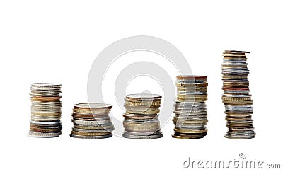 Money. copper coins Stock Photo