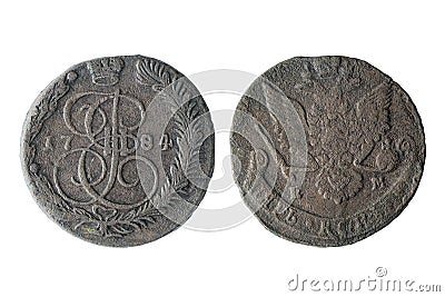 Money. copper coins Stock Photo