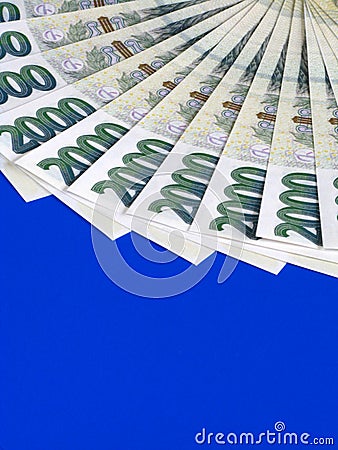 Money - Czech republic - crowns Stock Photo