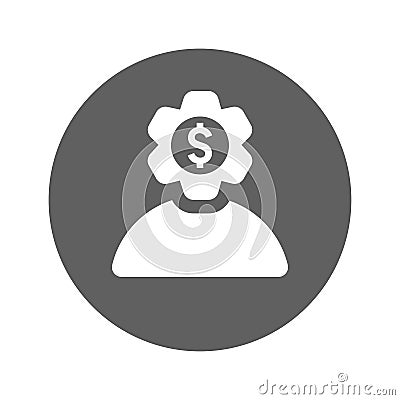 Money Expert icon Vector Illustration