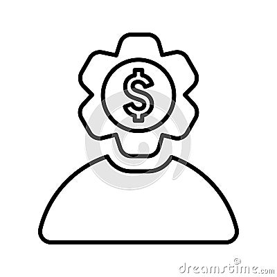 Money Expert icon Vector Illustration