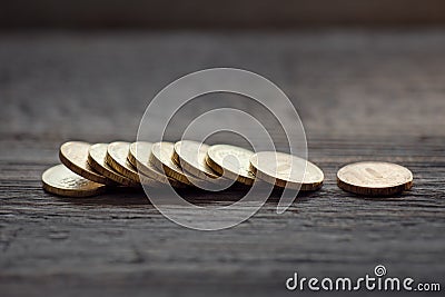 Money and finance background, savings and investment concept, compound interest, wealth and poverty Stock Photo