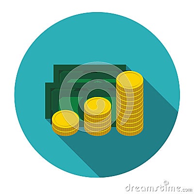 Money Flat Design Concept Vector Illustration Vector Illustration