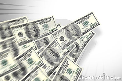 Money flow Stock Photo