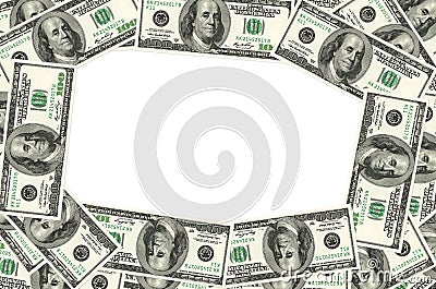 Money frame Stock Photo