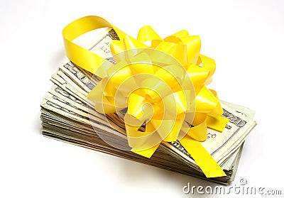 Money gift Stock Photo