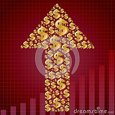 money grow Vector Illustration