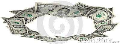 Money halo Stock Photo