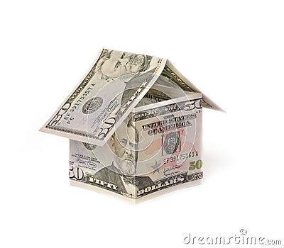 Money house Stock Photo