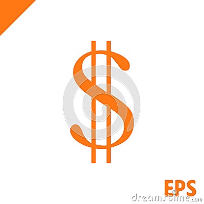 Money icon stock vector illustration flat design Vector Illustration