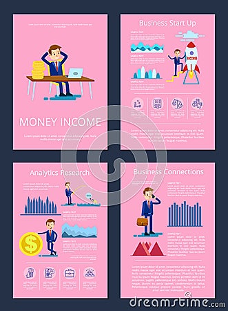 Money Income Business Start up Vector Illustration Vector Illustration