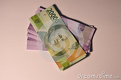 Money Indonesian Rupiah, ten thousand, twenty thousand Stock Photo