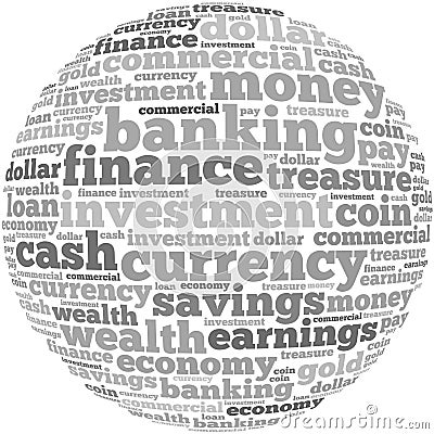 Money info-text graphics and arrangement concept Stock Photo