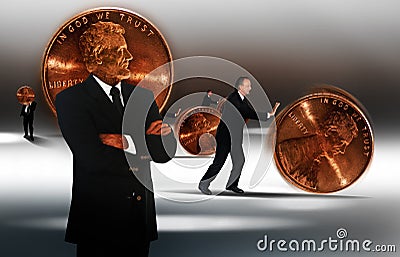 Money management Stock Photo