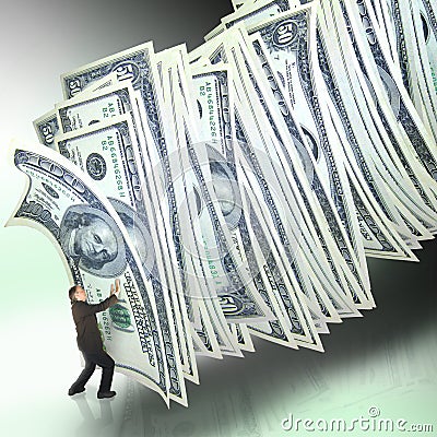 Money management Stock Photo