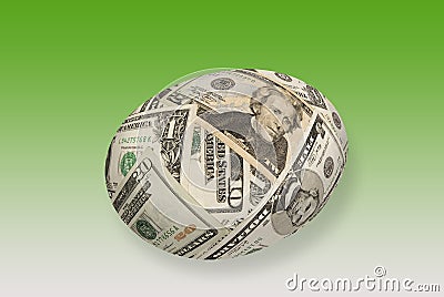 Money nest egg Stock Photo