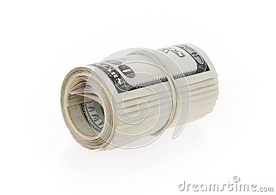 Money roll Stock Photo