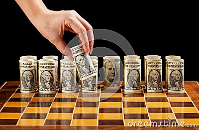 Money strategy Stock Photo