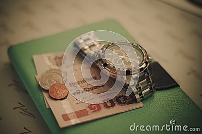 Money Editorial Stock Photo