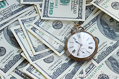 Money and time Stock Photo