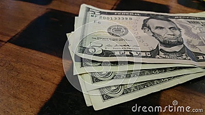 Money for Tip Stock Photo