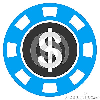 Money Token Flat Icon Vector Illustration